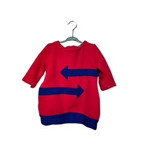 LISA PERRY Ribbed Sweater Dress size 4/5